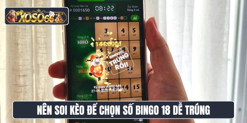 Nên soi kèo để chọn số Bingo 18 dễ trúng