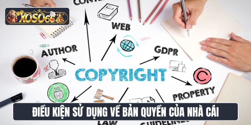Điều kiện sử dụng về bản quyền của nhà cái