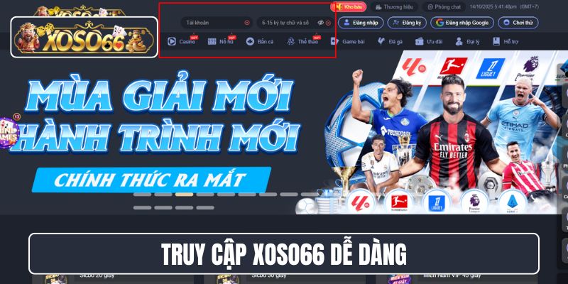 Truy cập XoSo66 dễ dàng