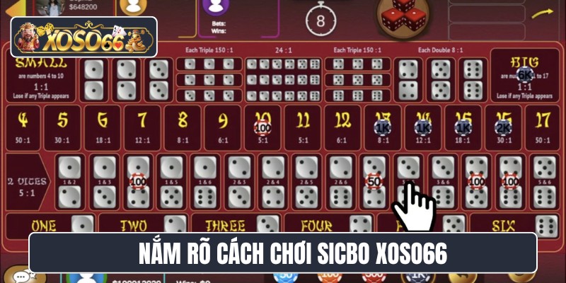 Nắm rõ cách chơi sicbo XOSO66