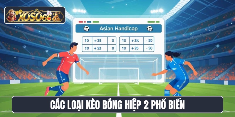 Các loại kèo bóng hiệp 2 phổ biến