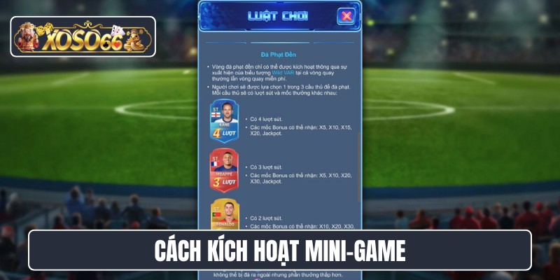 Cách kích hoạt mini-game