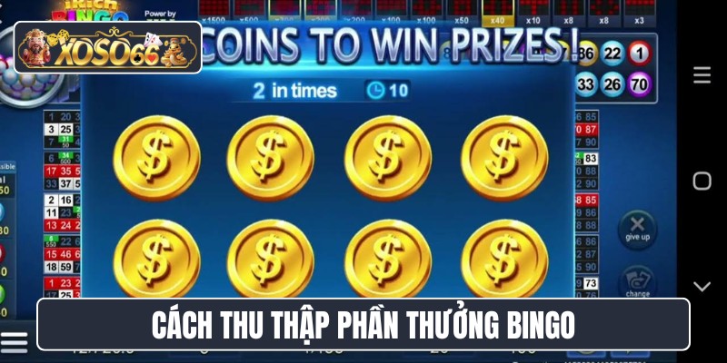 Cách thu thập phần thưởng bingo