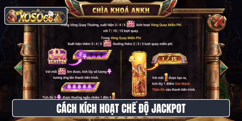 Cách kích hoạt chế độ jackpot